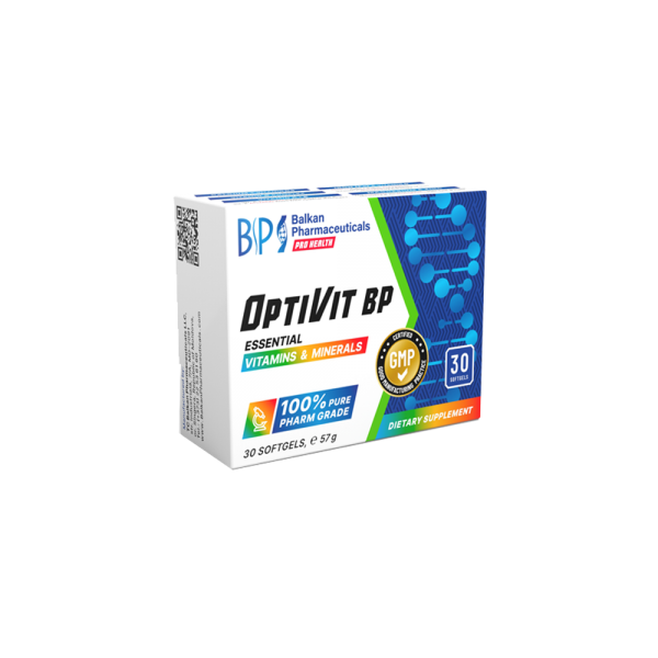 Balkan Pharmaceuticals OptiVit BP 30 Softgels