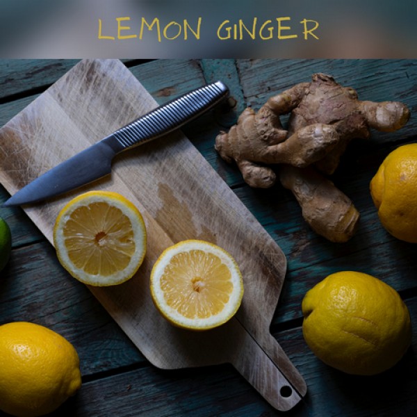 Κερί σόγιας – Lemon ginger 212ml