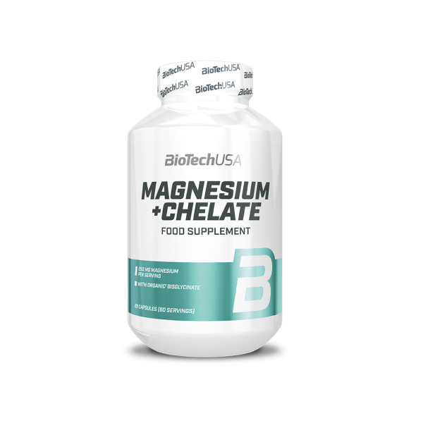 BioTech USA Magnesium + Chelate 60 Caps