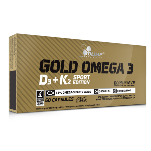 Olimp Gold Omega 3 D3 + K2 Sport Edition 60 caps